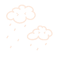 Lluvia Raining Sticker by Capachitos