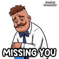 Sad Miss You Sticker by VeeFriends