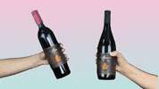 LeahVanDale cheers wine drinks salute GIF