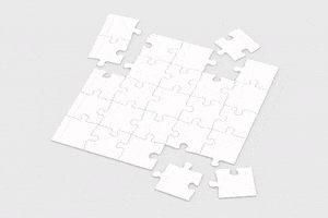 3D Puzzle Effect GIF by Mediamodifier