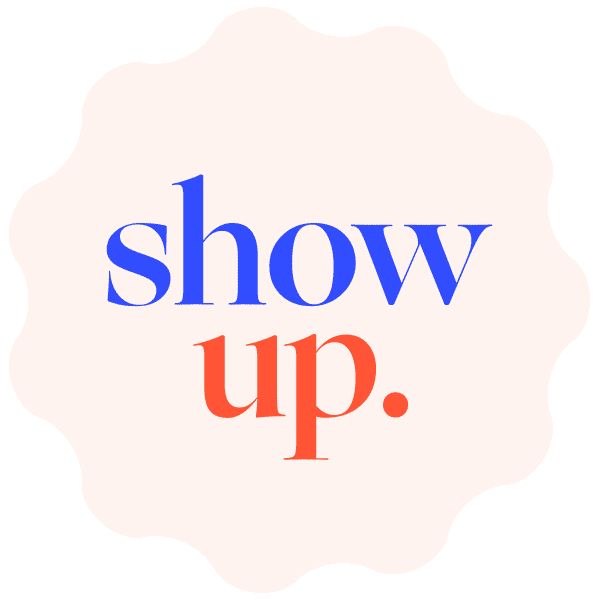 Show Up Us Election Sticker by makelike design