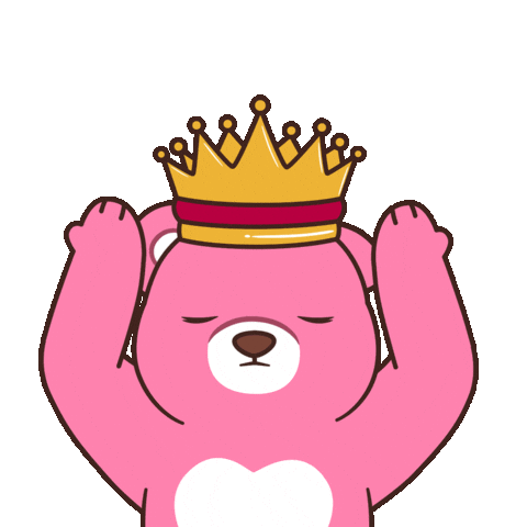 Teddy Bear Queen Sticker by BEARISH