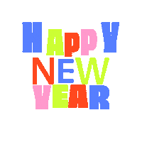 Happy New Year Sticker by Mat Voyce