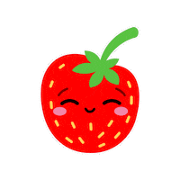 Happy Fruit Sticker by Piñata Smashlings