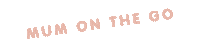 On The Go Mum Sticker by Hegen