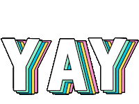 Happy New Year Yes Sticker by Studio Neuhaus