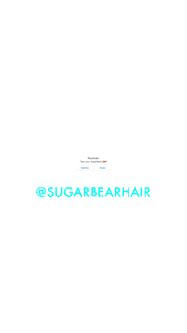 Pop Up Instagram Sticker by SugarBearHair
