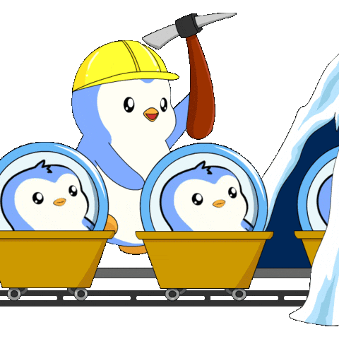 Crypto Penguin Sticker by Pudgy Penguins