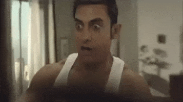 confused aamir khan GIF by bypriyashah