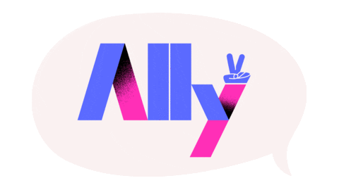 CantQuietPride giphyupload sticker pride ally Sticker