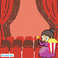 Popcorn The Token Fairy at the Movies