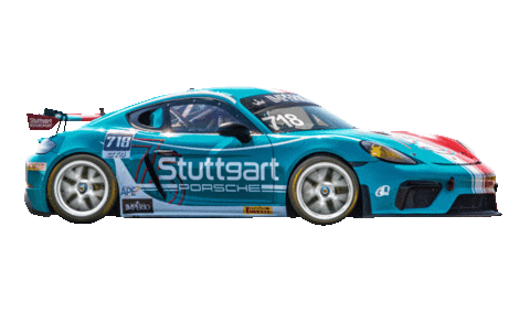 Motorsport 718 Sticker by Stuttgart Porsche