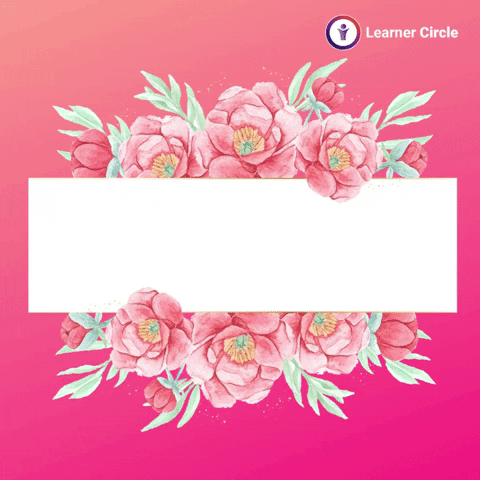 Text gif. A banner with pink flowers and green leaves adorns the text, "Life always offers you a second chance. It's called tomorrow." Another piece of text on the bottom text reads, "Good Morning."