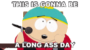 Eric Cartman Monday Sticker by South Park