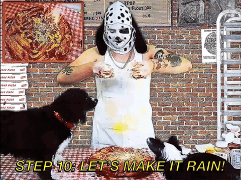 make it rain cheese GIF by baddoggwoofwoof