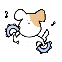 Dance Dog Sticker