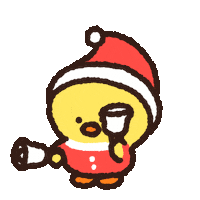 Santa Claus Christmas Sticker by LINE FRIENDS