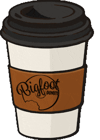 Coffee Shop Sticker by Bigfoot Donuts