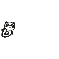 Panda Sticker by Pandastic Studio