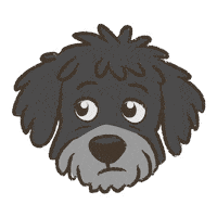 Shaggy Dog Sticker