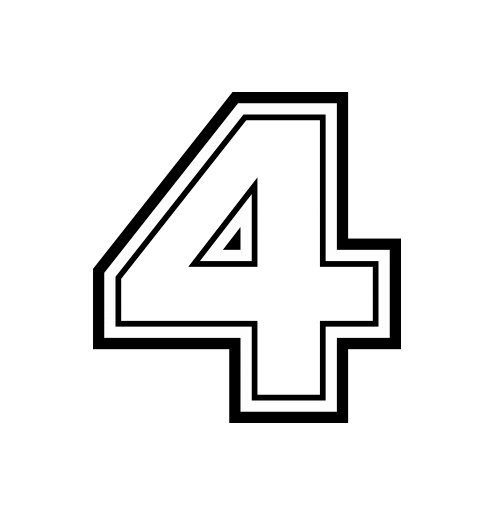 4 Sticker by Elizabeth Sutton Collection