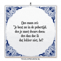 Spreuk Rebels GIF by Tegelspreuken.nl