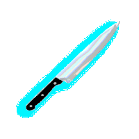 3D Knife Sticker