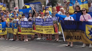 Families of Missing and Captured Ukrainian Soldiers Rally in Kyiv for Loved Ones' Return