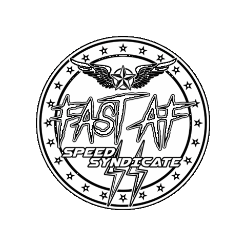 FastAF_SS racing race fast speed Sticker