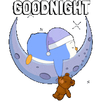 Sleepy Good Night Sticker by Pudgy Penguins