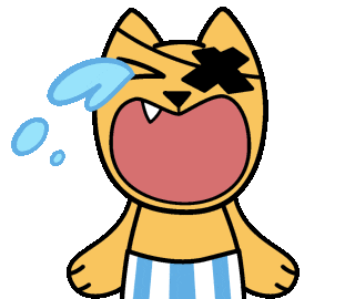 Sad Cat Sticker