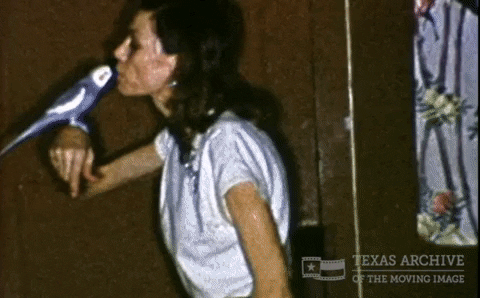 Home Movie Kiss GIF by Texas Archive of the Moving Image