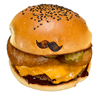 Bbqonionburger Sticker by Senor Burger