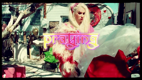 rainbow praying GIF by Kesha