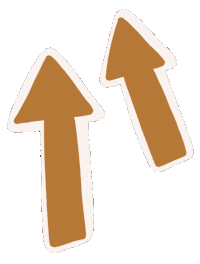jusebox arrow jusebox Sticker