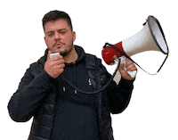 Megaphone Igm Sticker by IG Metall