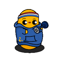 Working Out Sticker by lilpotates