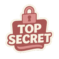 Top Secret Sticker by NZ Collab