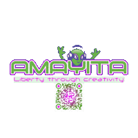 Amayitamusicevents music dancing pink green Sticker