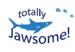shark swim Sticker by BBLittles