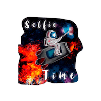 adrianailustra art space picture selfie Sticker