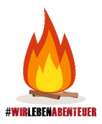 Fire Camping Sticker by ASMC