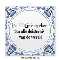 Hoop Spreuk Sticker by Tegelspreuken.nl