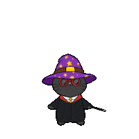 Harry Potter Wow Sticker by Silly Kitties
