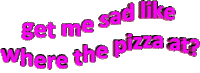 sad pink Sticker by AnimatedText