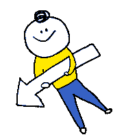 Arrow Bob Sticker