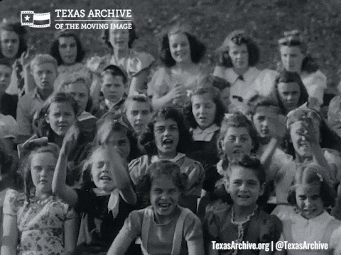 Excited Way To Go GIF by Texas Archive of the Moving Image