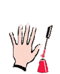 nail polish STICKER