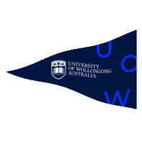 Uow Sticker by University of Wollongong