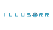 illusorr logo design instagram brand Sticker